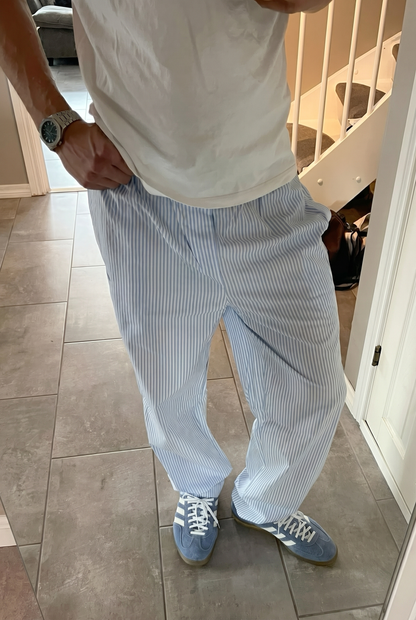 PANTALON À RAYURES STYLE PYJAMA