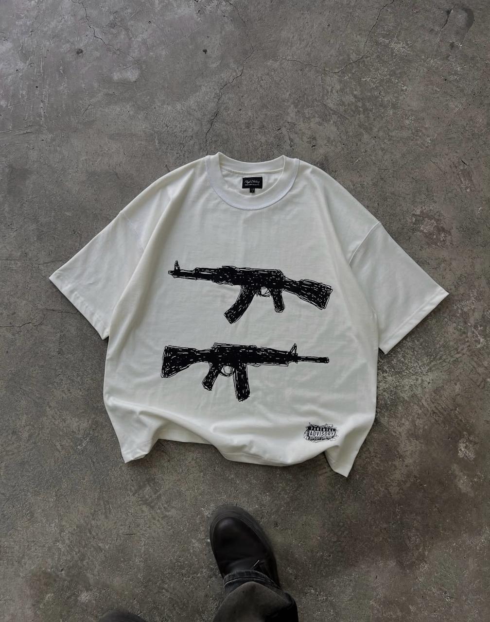 T-SHIRT OVERSIZE IMPRIMÉ GANG