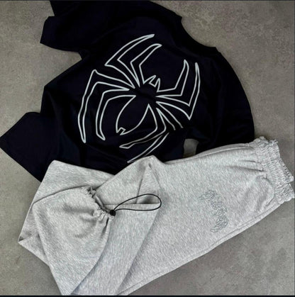 SET T-SHIRT OVERSIZE IMPRIMÉ SPIDER + BAGGY PANTS