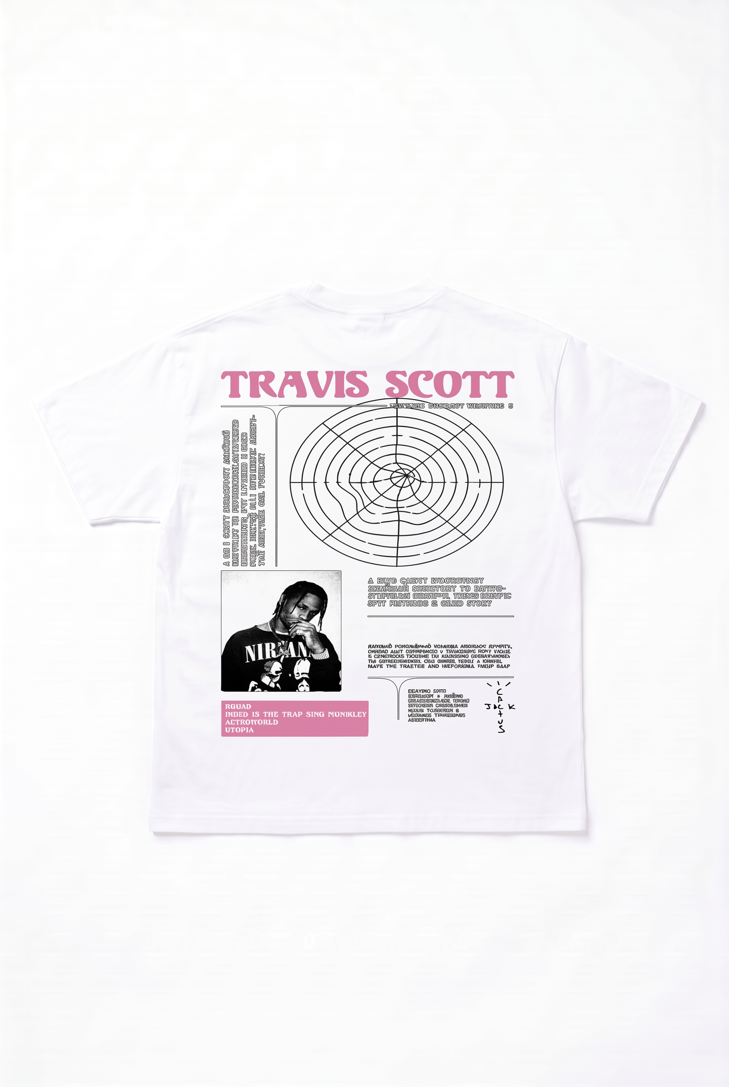 T-SHIRT IMPRIMÉ TRAVIS SCOTT