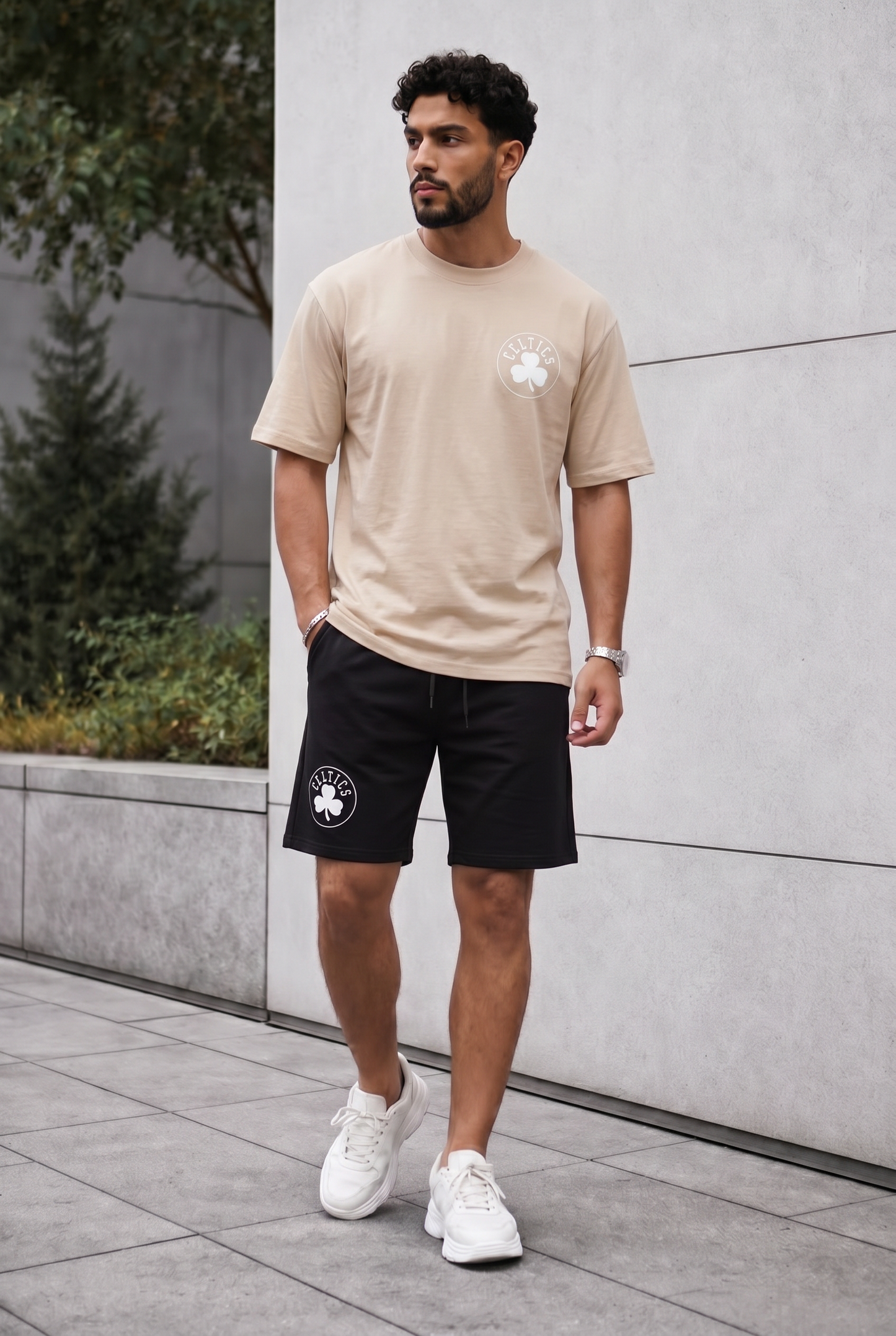 SET TSHIRT BLANC+SHORT