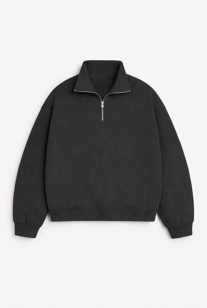 Sweat à Col Zippé