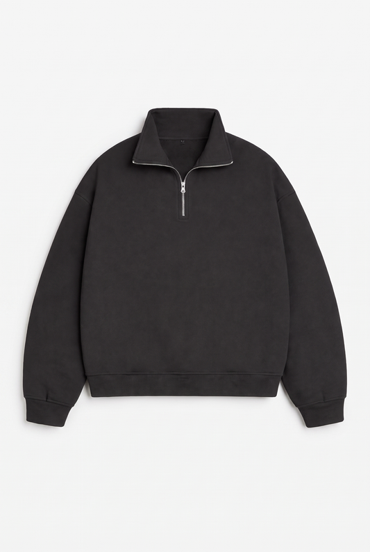 Sweat à Col Zippé