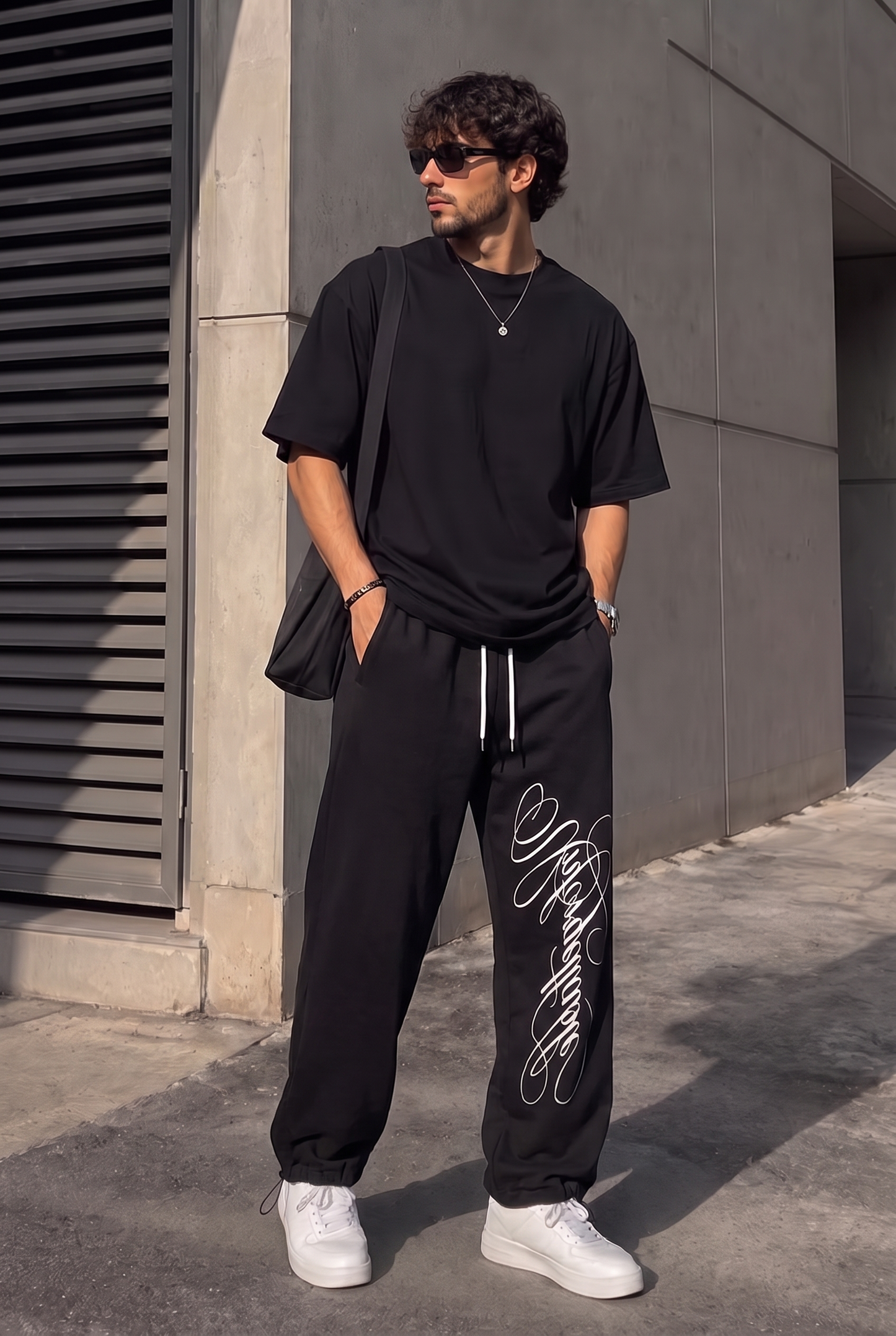 BAGGY JOGGING OVERSIZE IMPRIMÉ