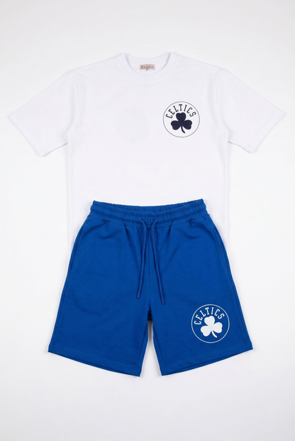 SET TSHIRT BLANC+SHORT