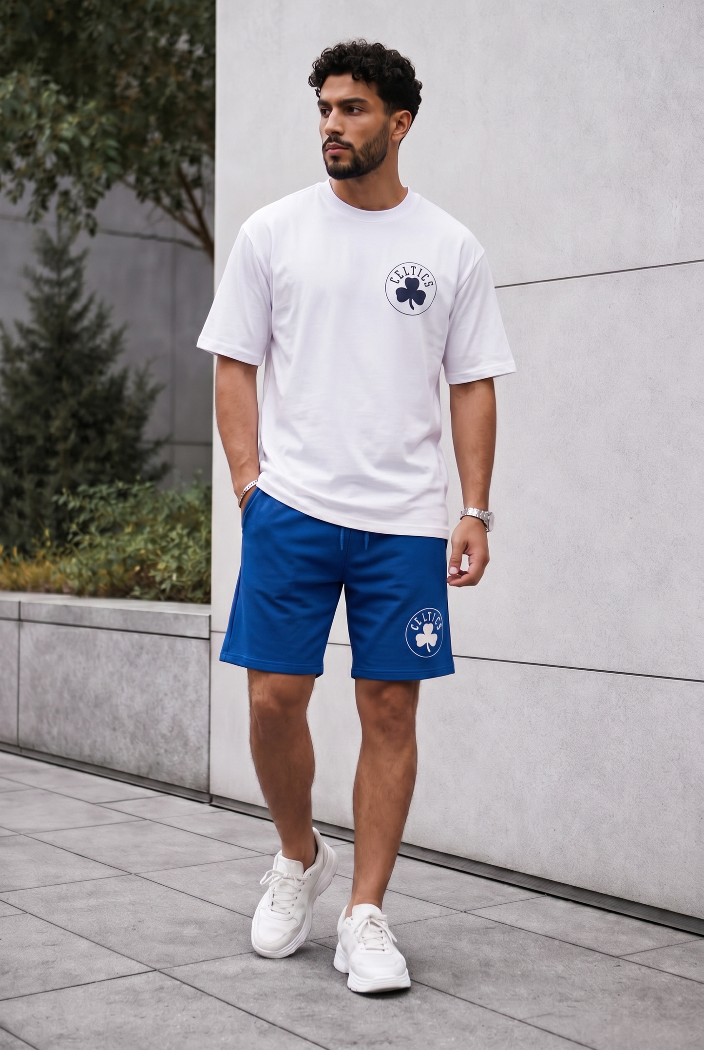 SET TSHIRT BLANC+SHORT