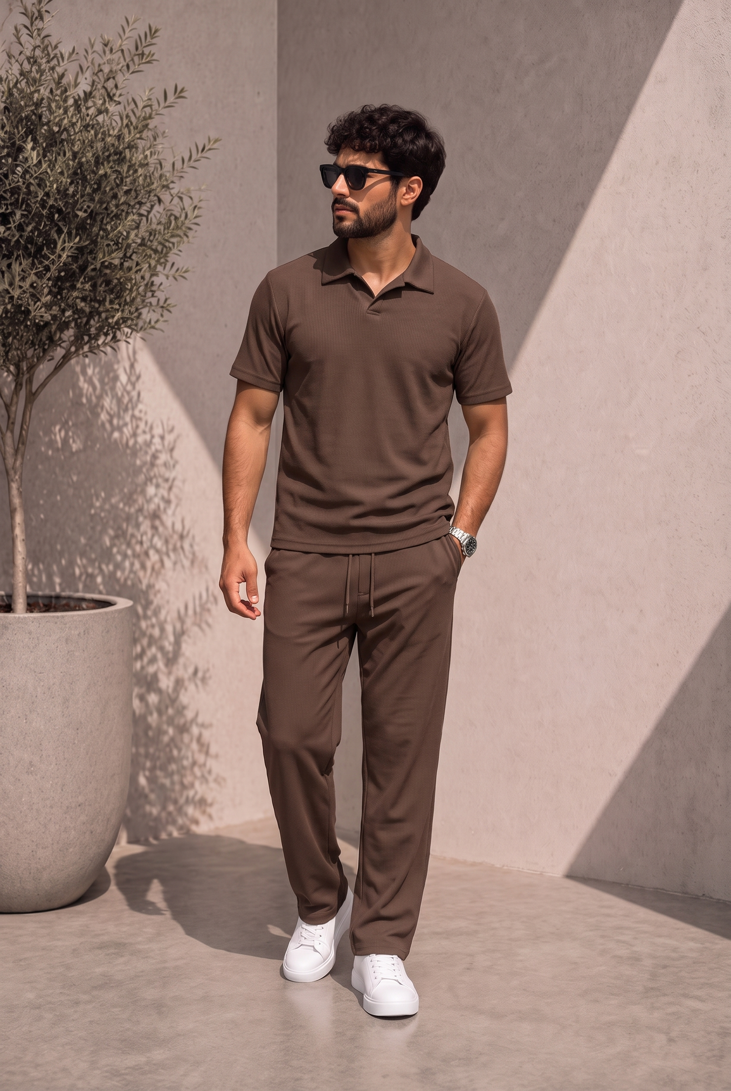 SET PIQUÉ PANTALON