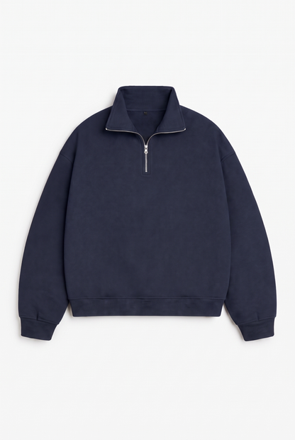 Sweat à Col Zippé