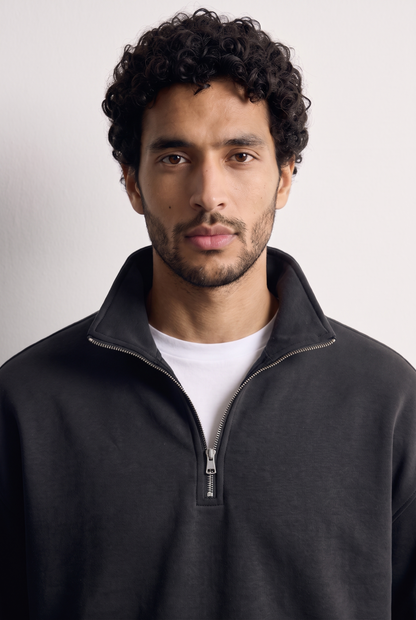 Sweat à Col Zippé