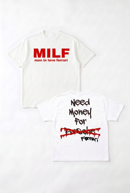T-SHIRT IMPRIMÉ NEED MONEY FOR FR