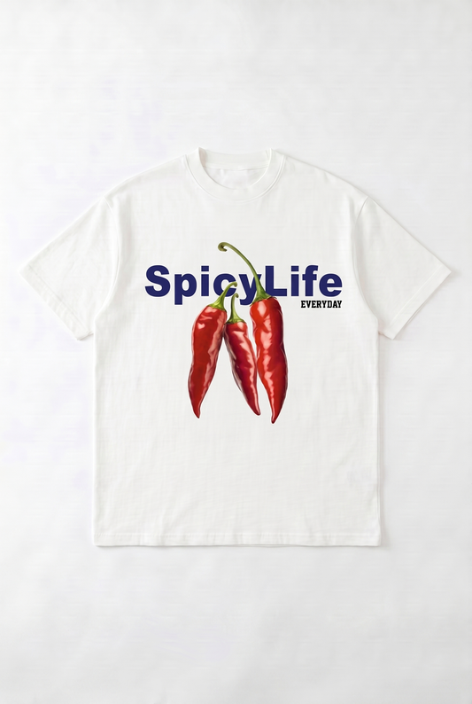 T-SHIRT IMPRIMÉ SPICY LIFE