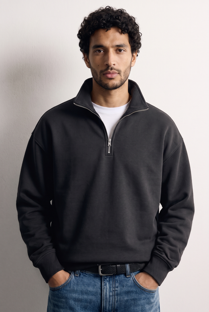 Sweat à Col Zippé