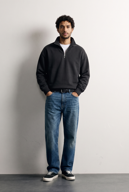 Sweat à Col Zippé
