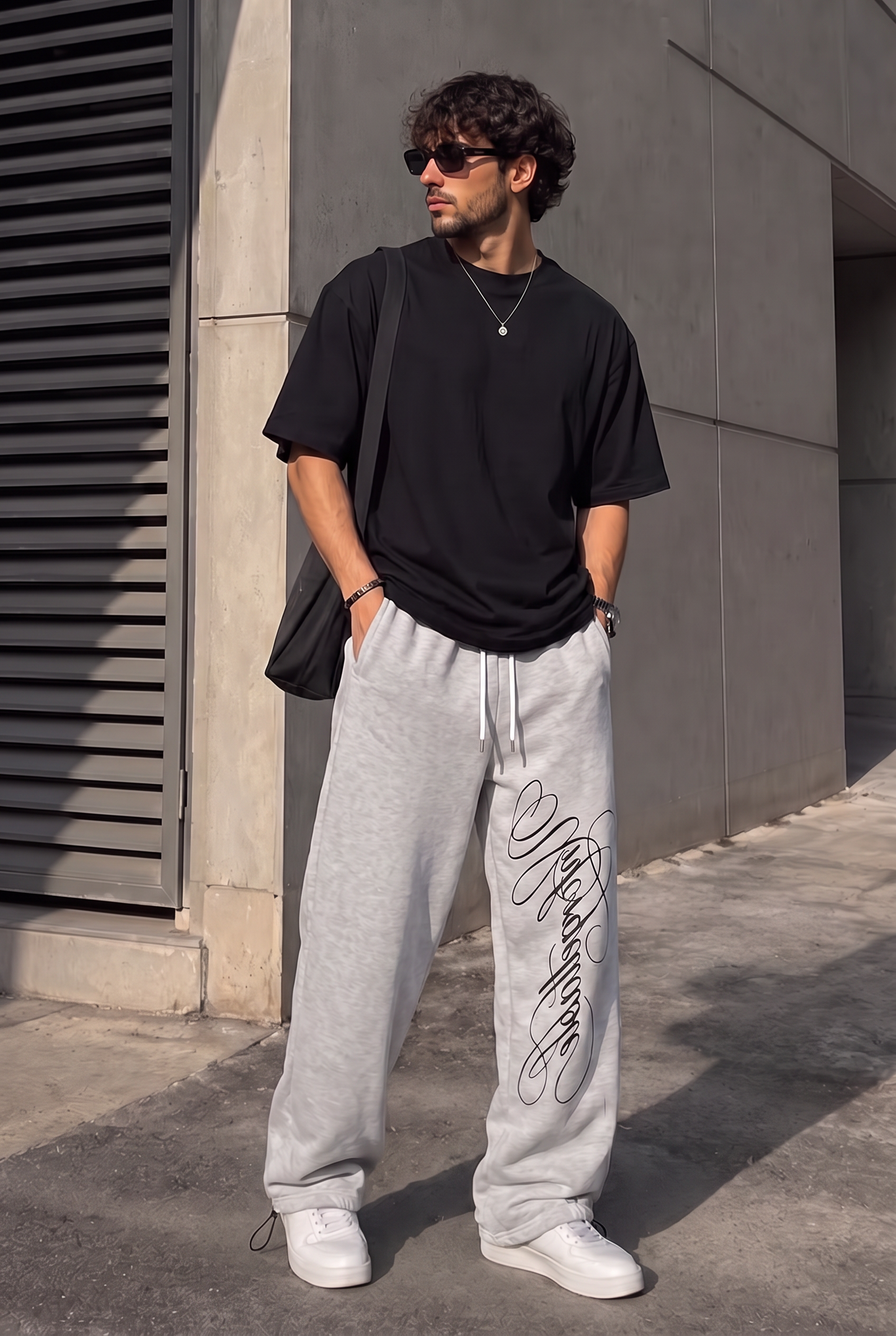 BAGGY JOGGING OVERSIZE IMPRIMÉ