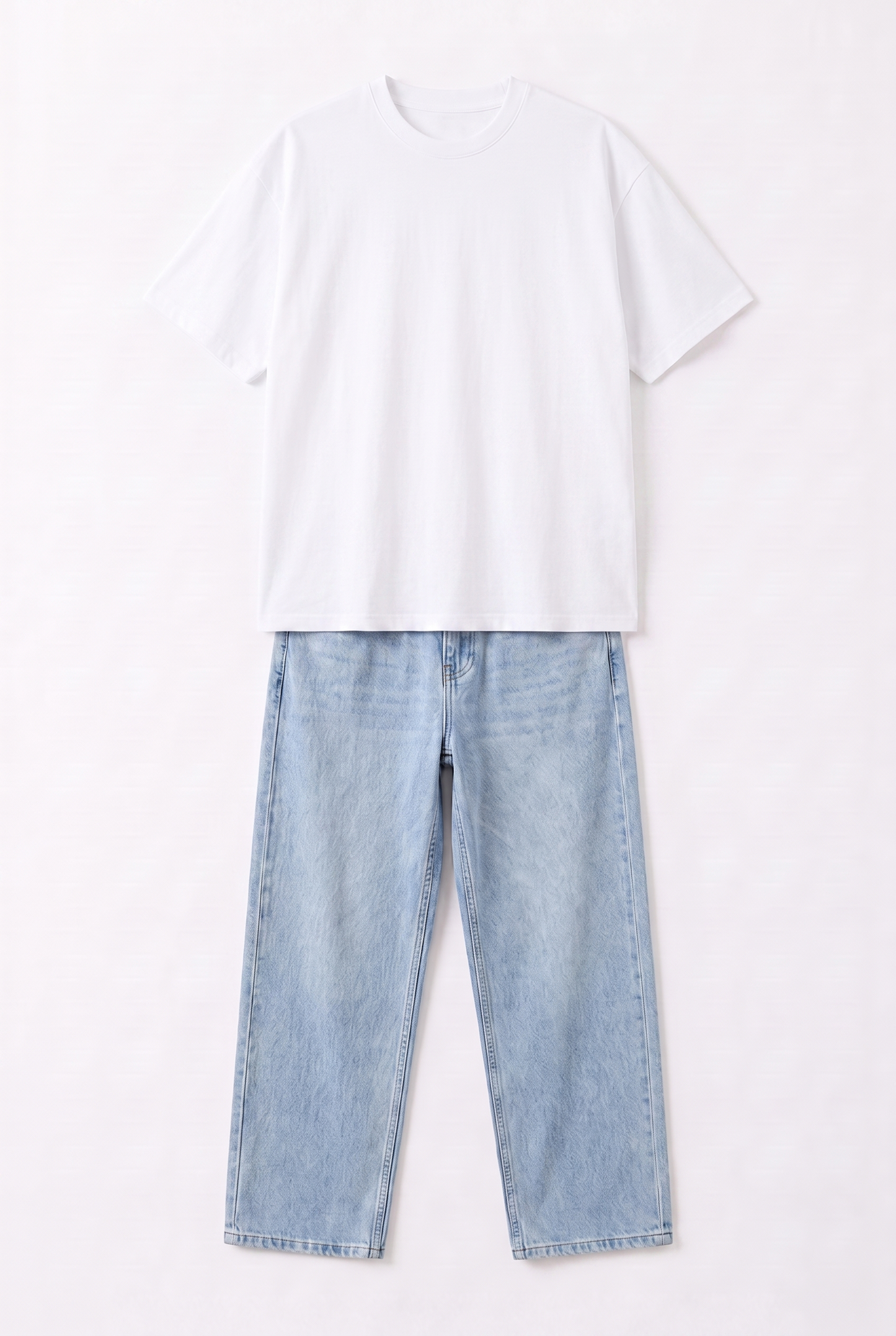 SET T-SHIRT OVERSIZE + JEANS
