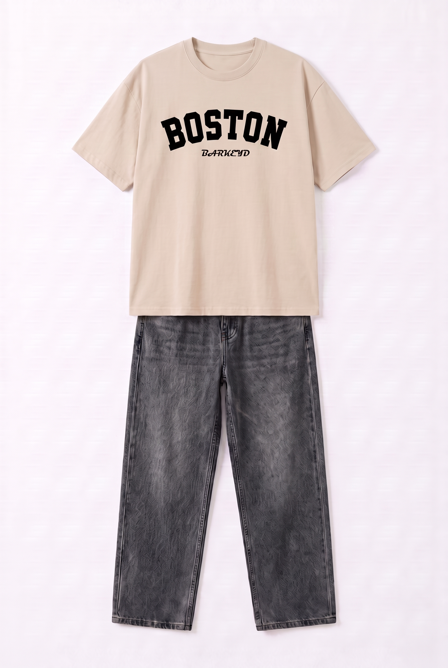 T-SHIRT BOSTON + JEANS