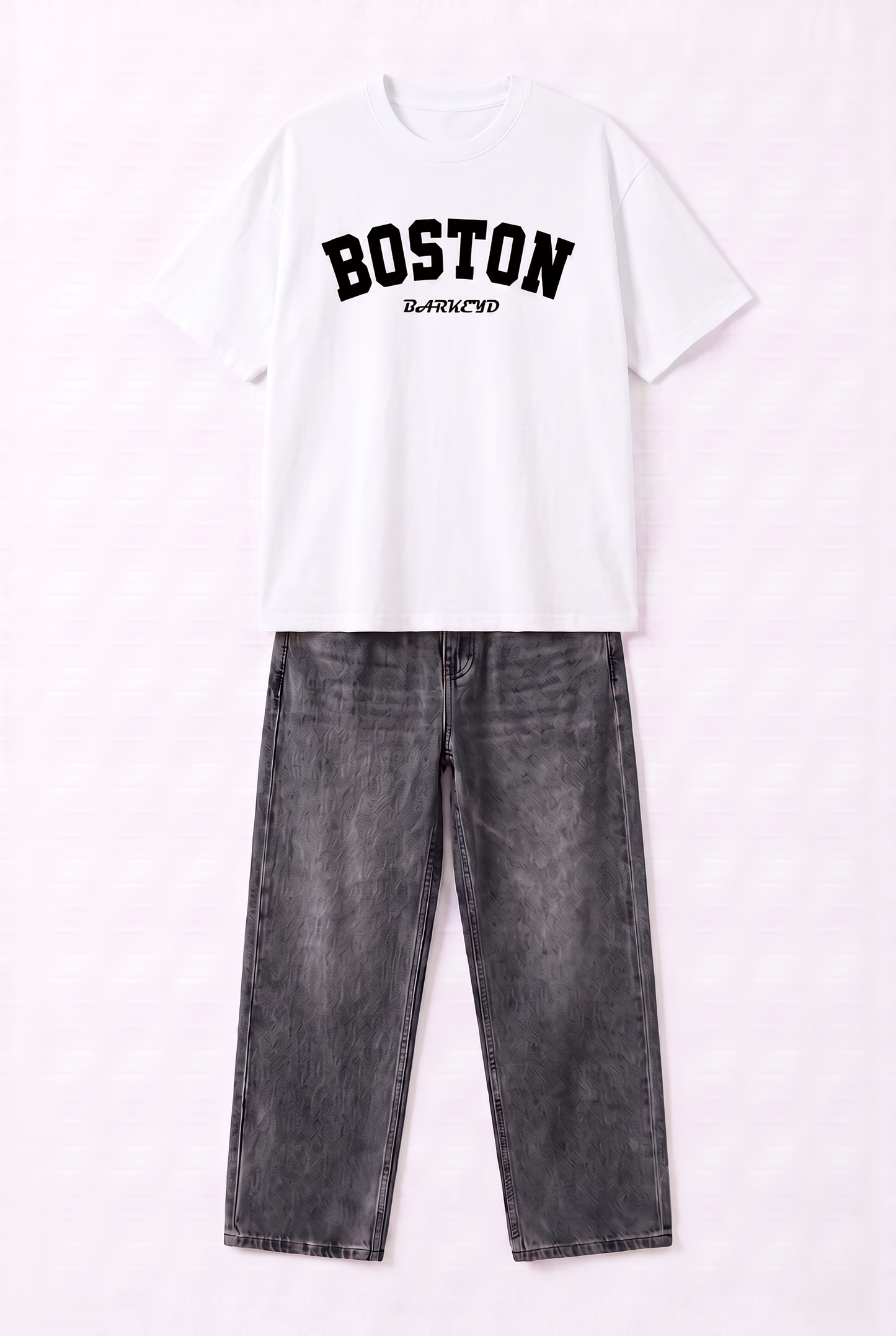 T-SHIRT BOSTON + JEANS