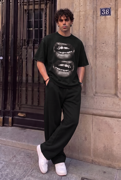 SET T-SHIRT NOIR + JOGGER NOIR