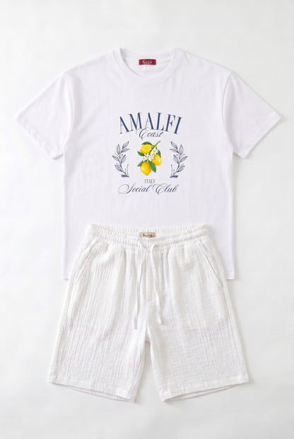 SET T-SHIRT AMALFI + SHORT KAMRAYA
