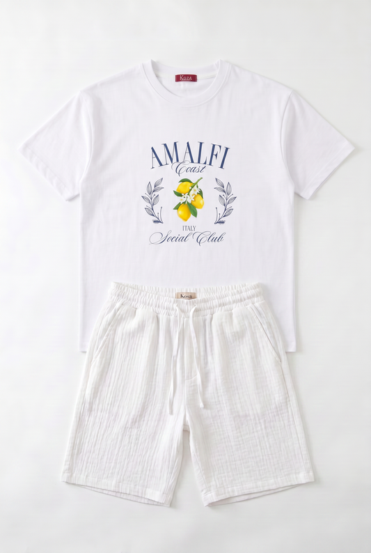 SET T-SHIRT AMALFI + SHORT KAMRAYA