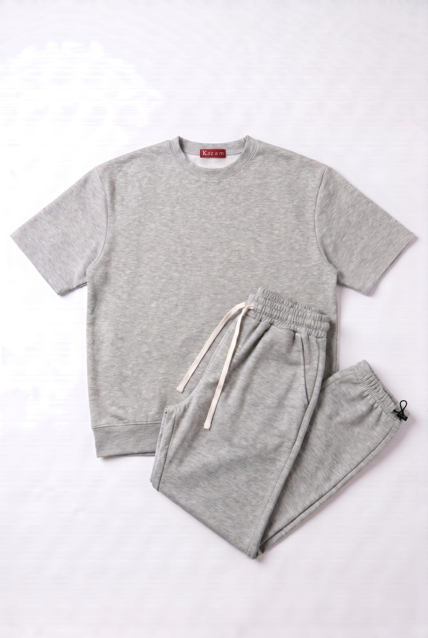 SET TSHIRT + BAGGY PANTAS GRIS