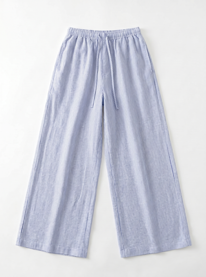PANTALON À RAYURES STYLE PYJAMA