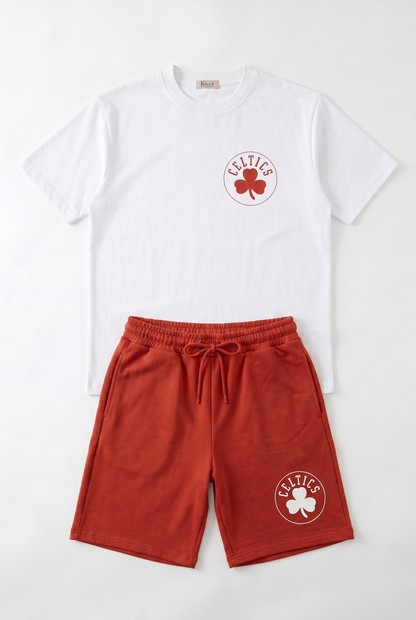 SET TSHIRT BLANC+SHORT