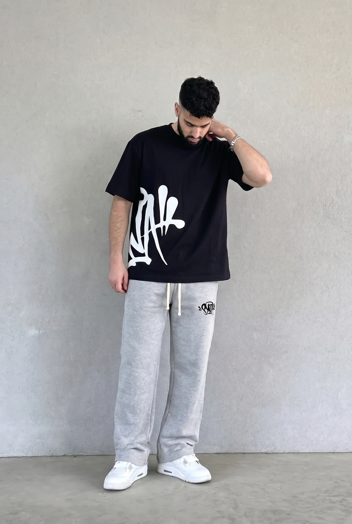 SET T-SHIRT IMPRIMÉ + BAGGY PANTS