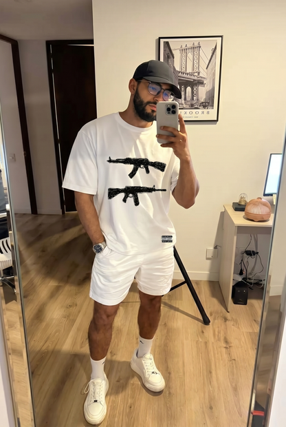 T-SHIRT OVERSIZE IMPRIMÉ GANG