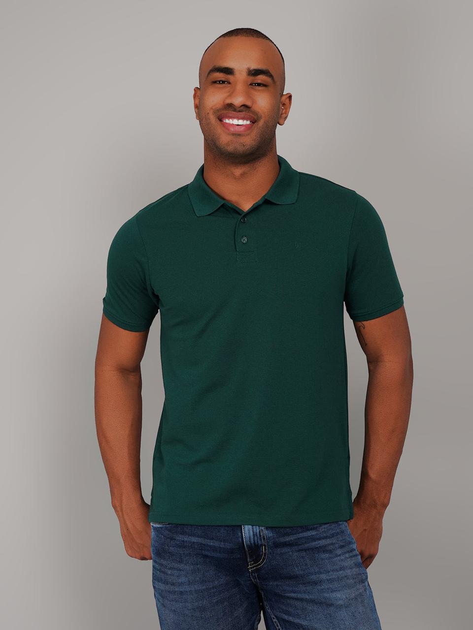 POLO REGULAR FIT STRUCTURÉ