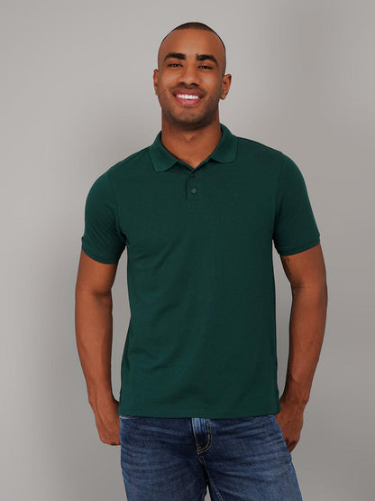 POLO REGULAR FIT STRUCTURÉ