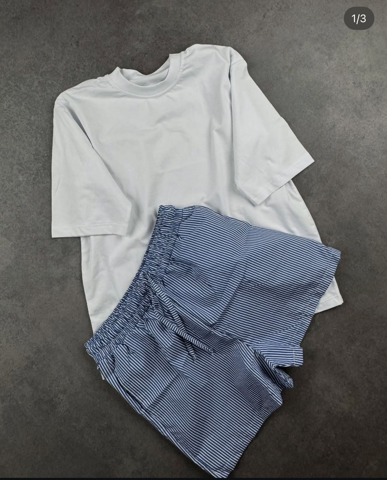 T-SHIRT OVERSIZE + SHORT RIÉE