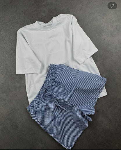 T-SHIRT OVERSIZE + SHORT RIÉE