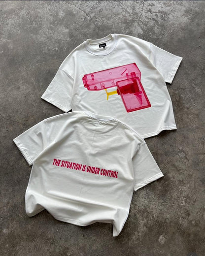 T-SHIRT OVERSIZE IMPRIMÉ