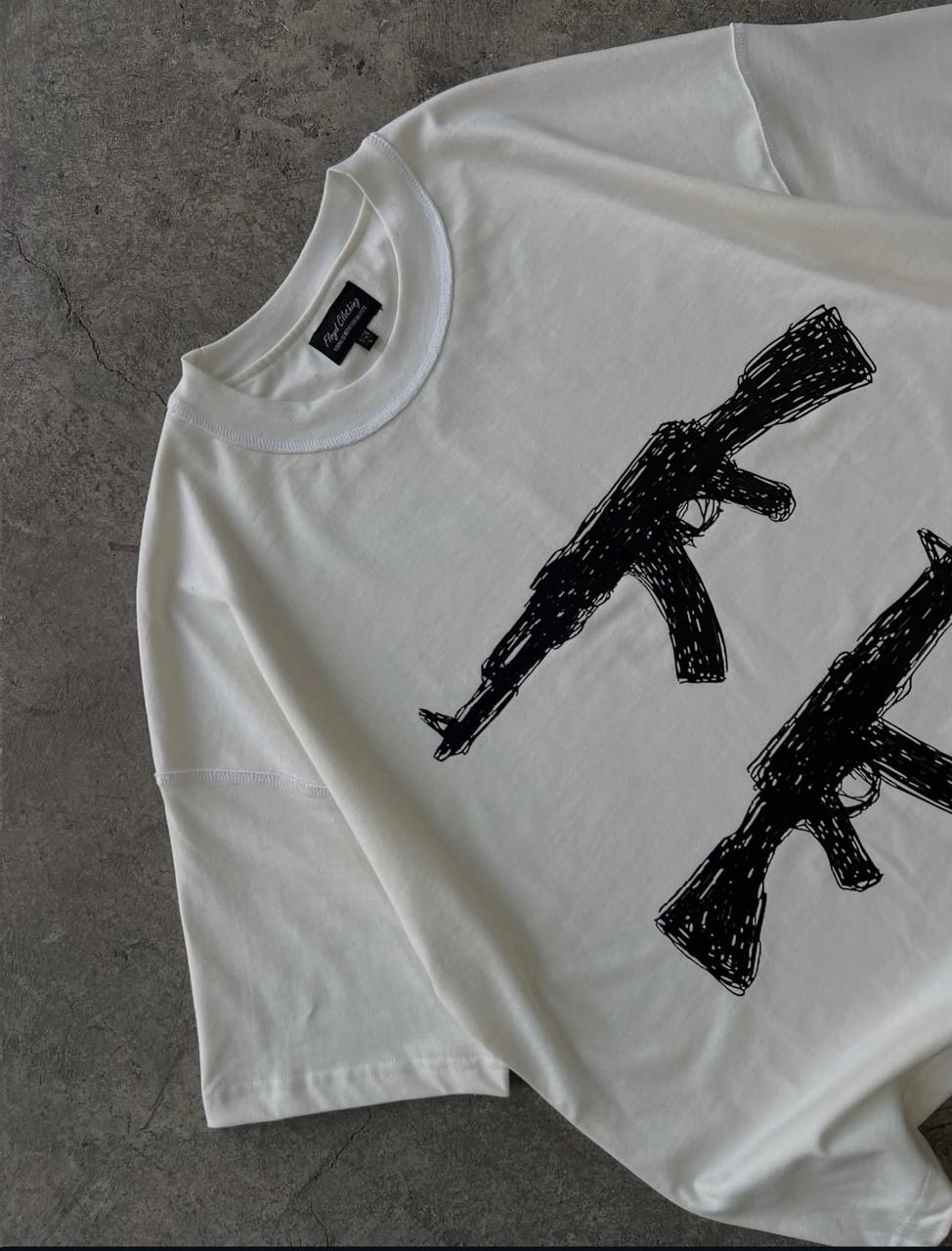 T-SHIRT OVERSIZE IMPRIMÉ GANG
