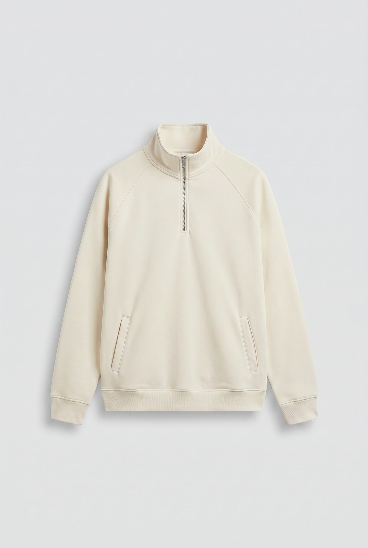 SWEAT COL ZIPPÉ BASIQUE