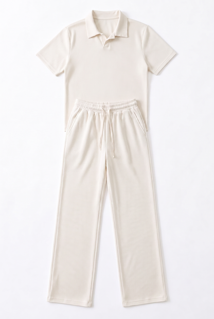 SET PIQUÉ PANTALON