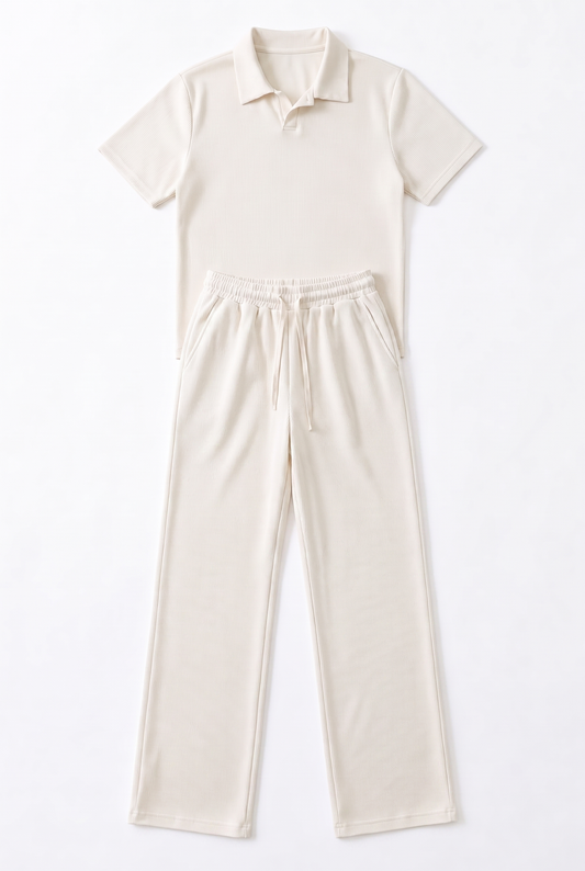 SET PIQUÉ PANTALON