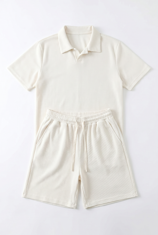 SET PIQUÉ DE COTON