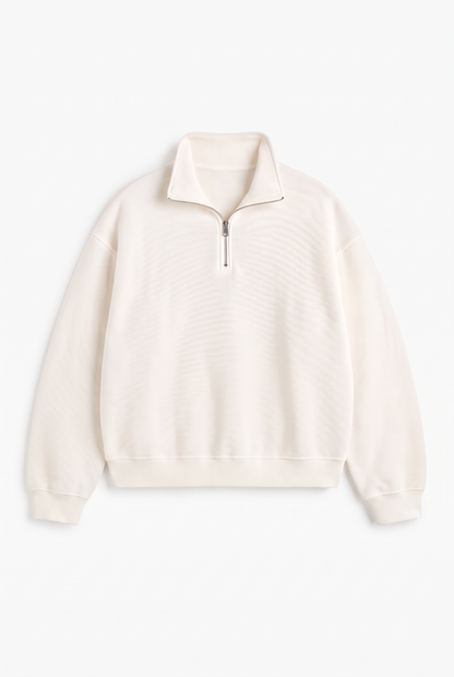 Sweat à Col Zippé