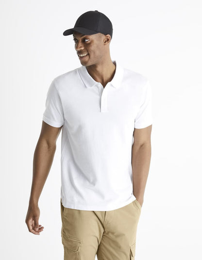 POLO REGULAR FIT STRUCTURÉ