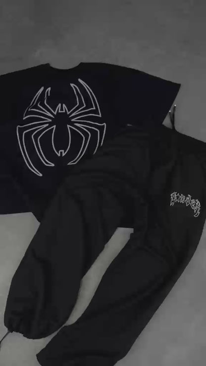 SET T-SHIRT OVERSIZE IMPRIMÉ SPIDER + BAGGY PANTS